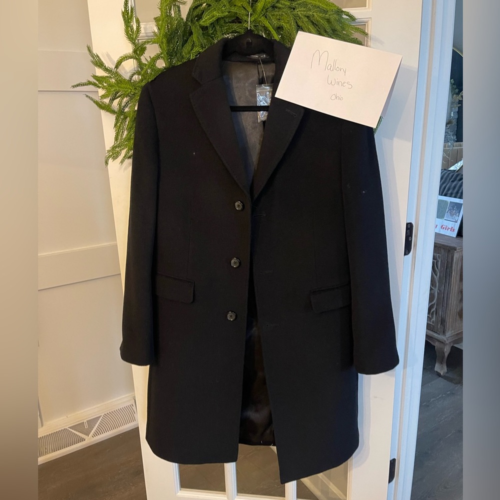 Express Sz S wool black coat NWT